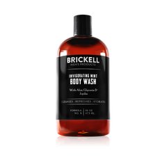 Гель для душа с мятой Brickell Invigorating Mint Body Wash