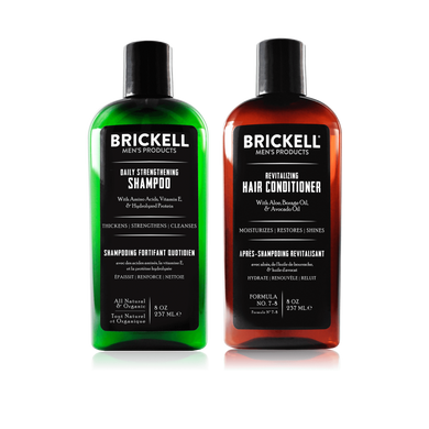 Набор для ухода за волосами Brickell Daily Revitalizing Men's Hair Care Routine