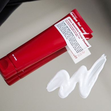 Очищающее средство для лица Recipe for Men Ultra Sensitive Facial Cleanser, 100ml