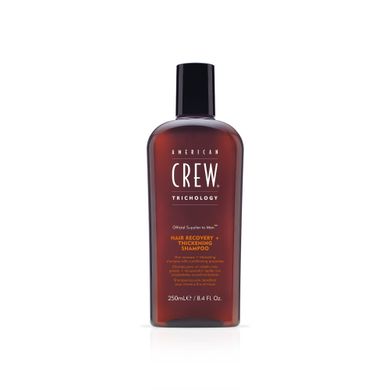 Шампунь восстановление + уплотнение волос American Crew Hair Recovery+Thickening Shampoo, 250ml