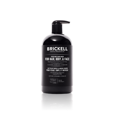 Средство по уходу за волосами и телом 3-в-1 Мята Brickell All in One Wash for Men Mint