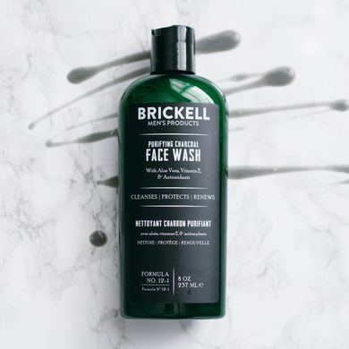 Очищающий угольный гель для лица Brickell Purifying Charcoal Face Wash