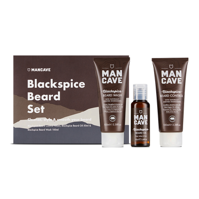 Набор для ухода за бородой MANCAVE BLACKSPICE BEARD SET