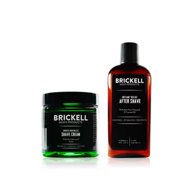 Набор для бритья Brickell Men's Smooth Brushless Shave Routine