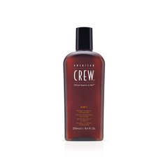 Засіб по догляду за волоссям і тілом 3-в-1 American Crew Classic 3-in-1 Shampoo, Conditioner & Body Wash 250 мл